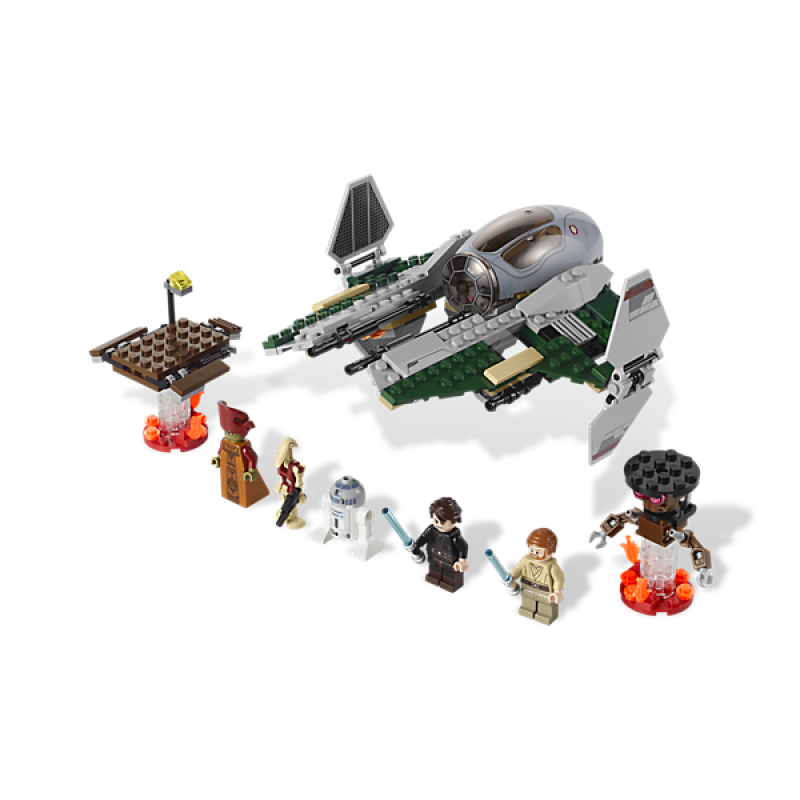 Jedi Interceptor Lego Droid Starfighter Used Set 7256 Star Wars