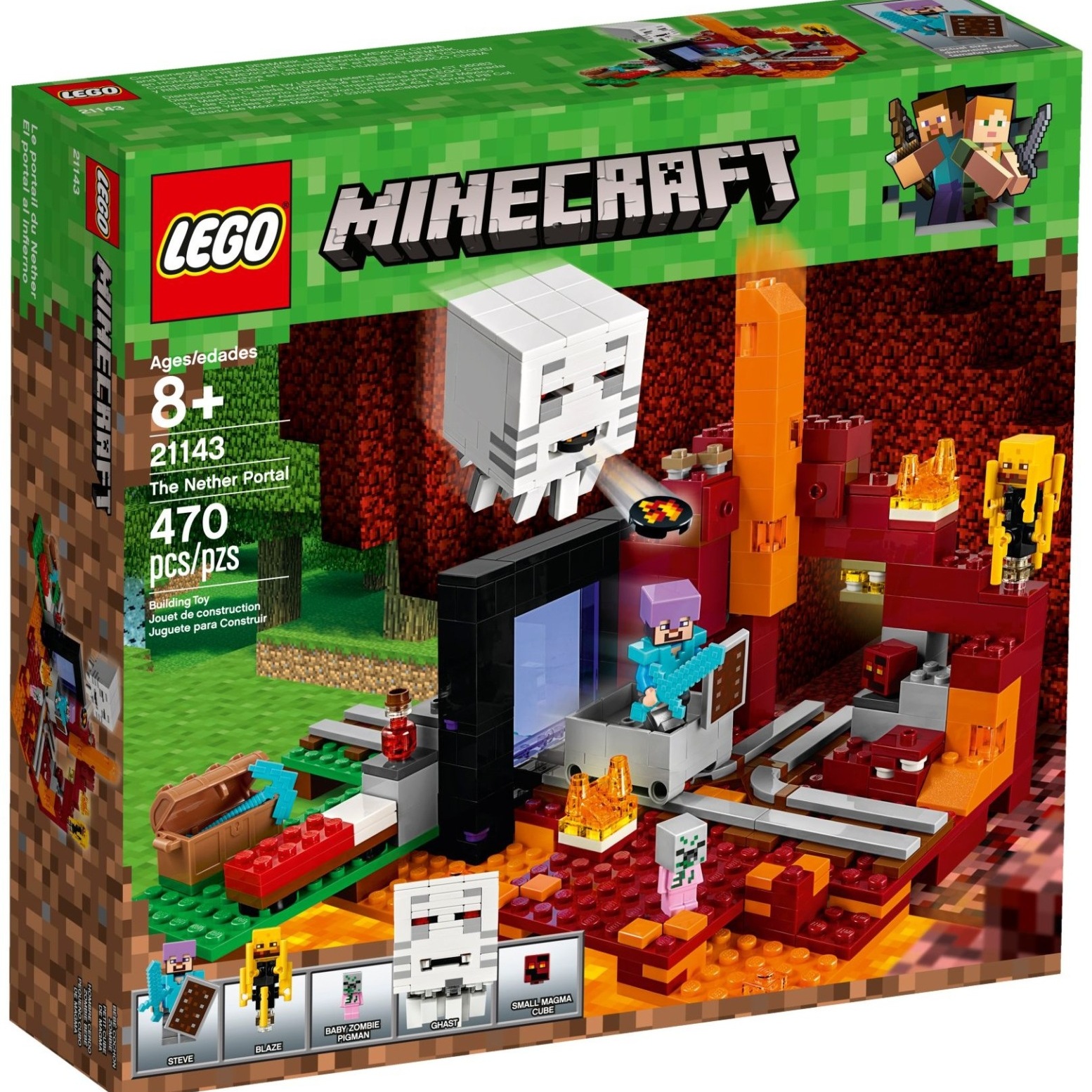 The Nether Portal LEGO21143 – Minecraft – LEGO Shop Georgia