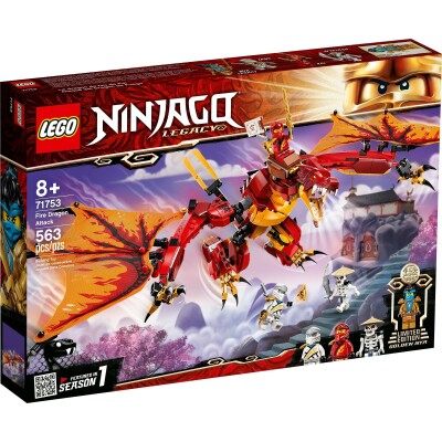 Fire Dragon Attack დრაკონები - LEGO Toys - ლეგოს სათამაშოები
