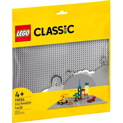 Gray Baseplate Classic - LEGO Toys - ლეგოს სათამაშოები