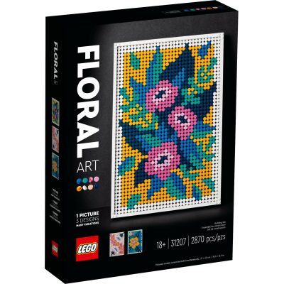 Floral Art 18+ წელი - LEGO Toys - ლეგოს სათამაშოები