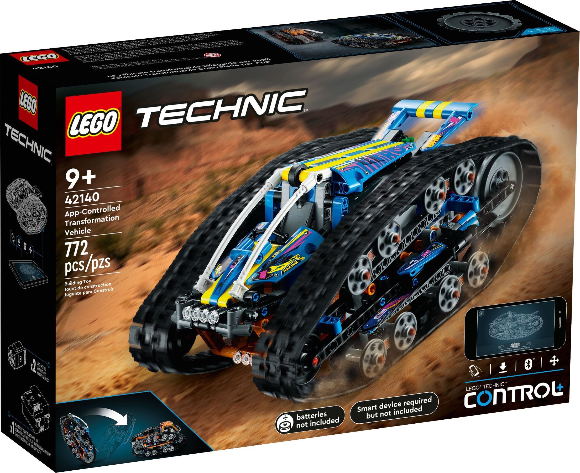 App-Controlled Transformation Vehicle 13-17 წელი - LEGO Toys - ლეგოს სათამაშოები