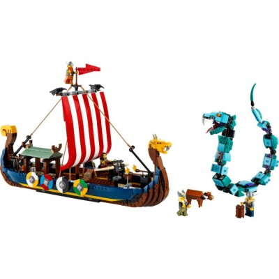 Viking Ship and the Midgard Serpent Creator 3in1 - LEGO Toys - ლეგოს სათამაშოები