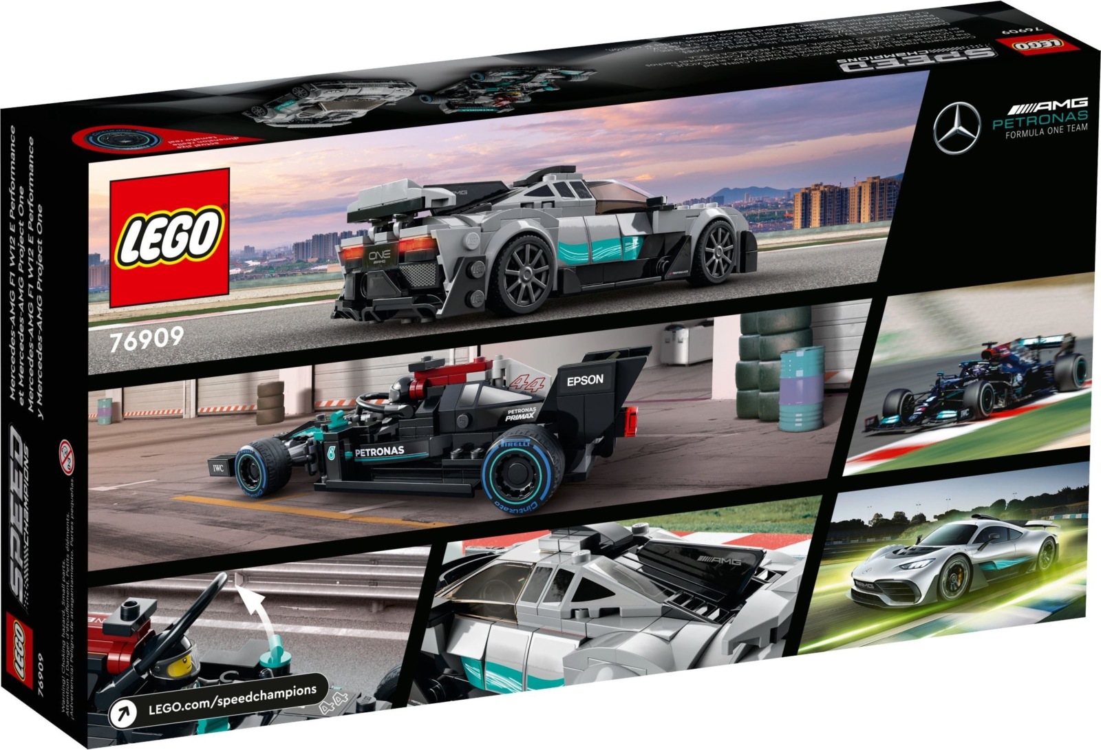 Mercedes-AMG F1 W12 E Performance & Mercedes-AMG Project One LEGO