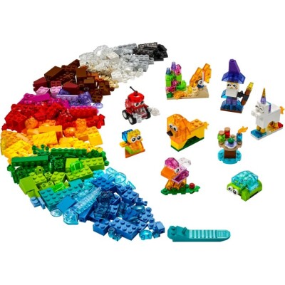 Creative Transparent Bricks 4-5 Years - LEGO Toys - ლეგოს სათამაშოები