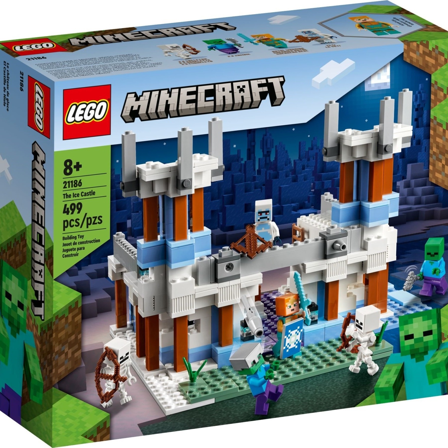 The Ice Castle LEGO21186 – Minecraft – LEGO Shop Georgia