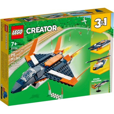 Supersonic-jet 13-17 წელი - LEGO Toys - ლეგოს სათამაშოები