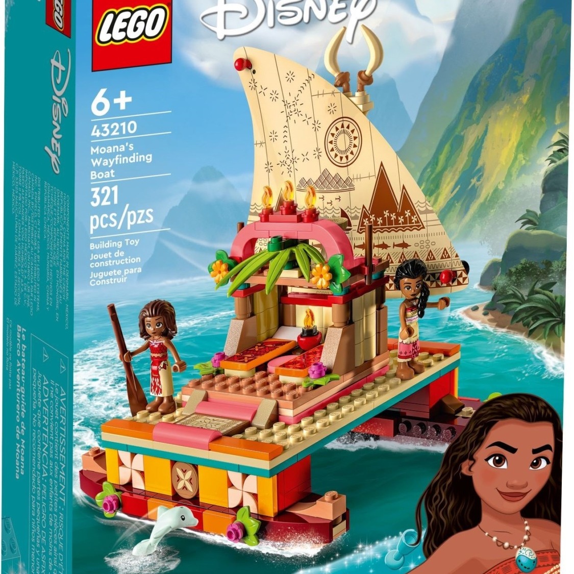 Moana's Wayfinding Boat LEGO-43210 – Disney – ლეგოს