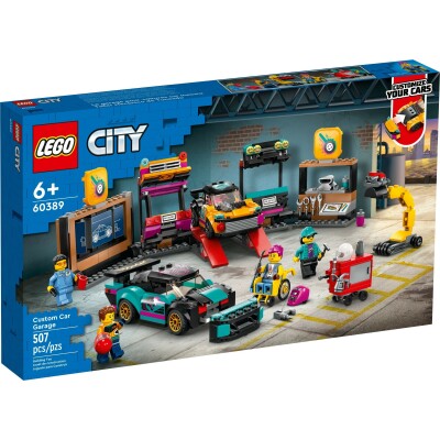 Custom Car Garage 6-8 Years - LEGO Toys - ლეგოს სათამაშოები