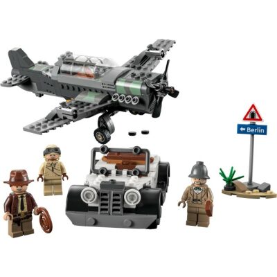 Fighter Plane Chase ინდიანა ჯონსი - LEGO Toys - ლეგოს სათამაშოები
