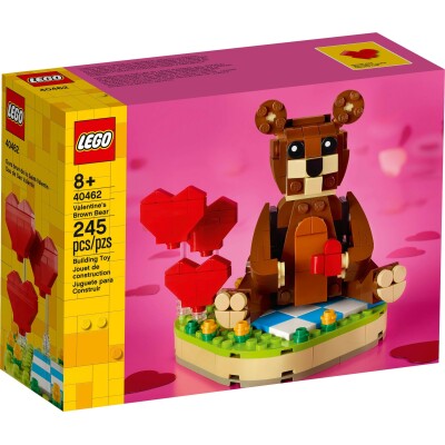 Valentine’s Brown Bear Adults Welcome - LEGO Toys - ლეგოს სათამაშოები