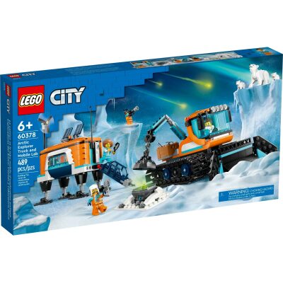 Arctic Explorer Truck and Mobile Lab Construction Vehicles - LEGO Toys - ლეგოს სათამაშოები