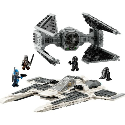 Mandalorian Fang Fighter vs TIE Interceptor Star Wars - LEGO Toys - ლეგოს სათამაშოები