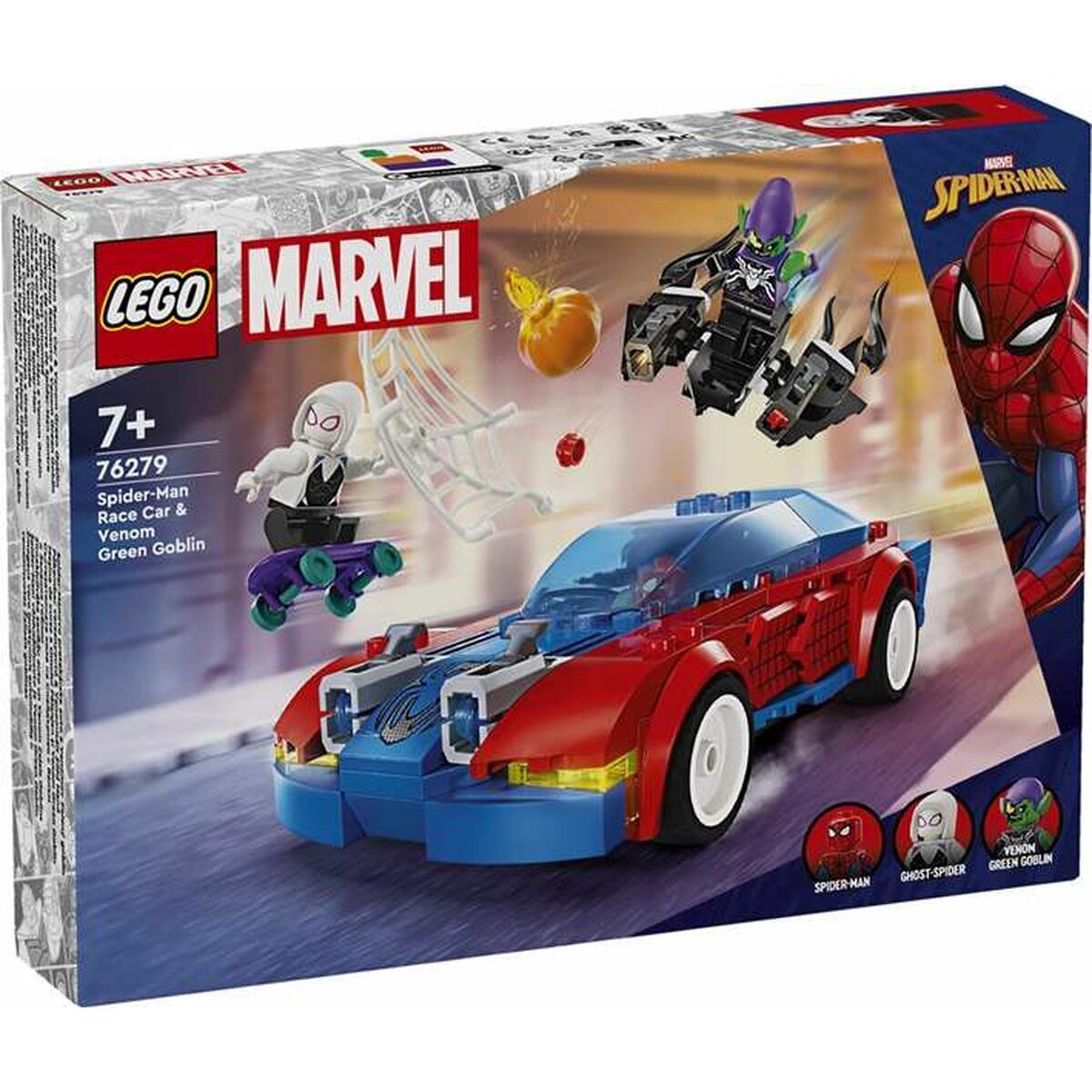 76279: Spider-Man Race Car & Venom Green Goblin