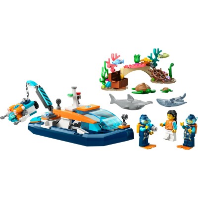 Explorer მყვინთავის ნავი გემები და ნავები - LEGO Toys - ლეგოს სათამაშოები
