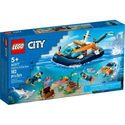 Explorer Diving Boat City - LEGO Toys - ლეგოს სათამაშოები