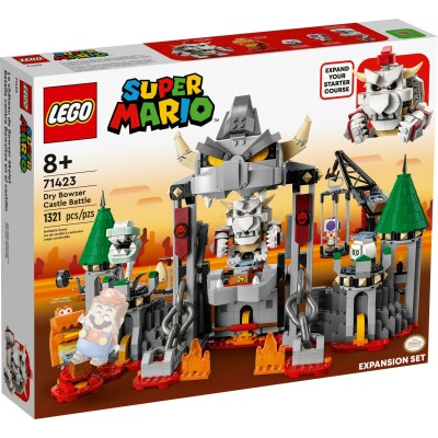 Dry Bowser Castle Battle 6-8 წელი - LEGO Toys - ლეგოს სათამაშოები