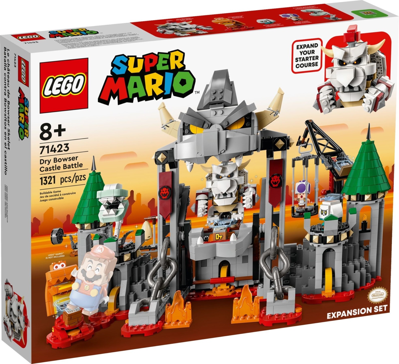 Dry Bowser Castle Battle LEGO-71423 – Super Mario – LEGO Shop Georgia
