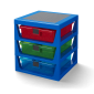 40950002 LEGO 3 Drawer Rack Bright Blue