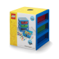 40950002 LEGO 3 Drawer Rack Bright Blue Packaging