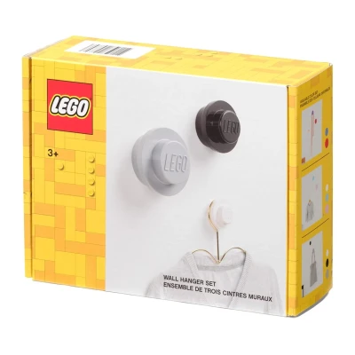 LEGO Wall Hanger Set White/Black/Grey