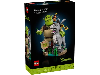 Shrek, Donkey & Puss in Boots