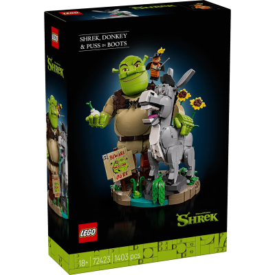 Shrek, Donkey & Puss in Boots